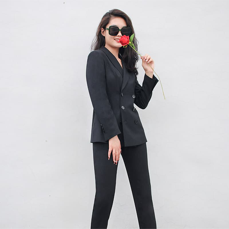 Business suits for women, spring and autumn new style suit, two-piece suits