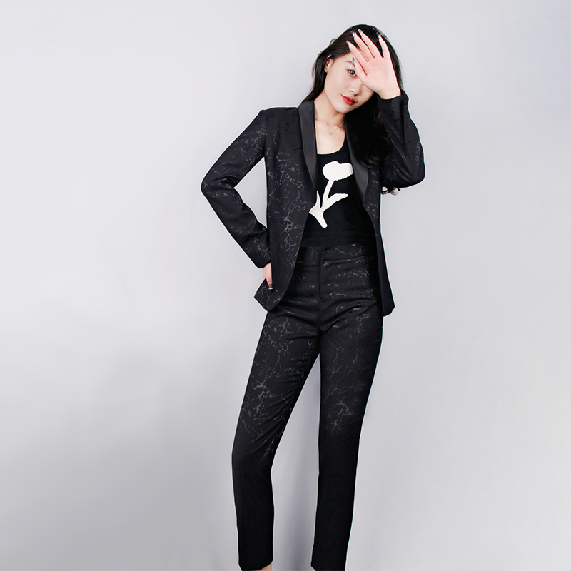 Business suits for women, spring and autumn new style suit, two-piece suits