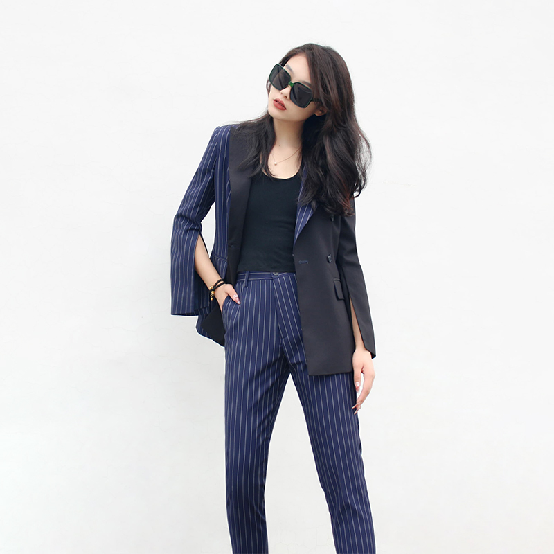 Fashionable office professional suits for women, new style suit jackets, two-piece suits