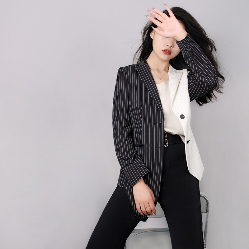 Custom women's suit jackets, solid colors, stitching, various styles