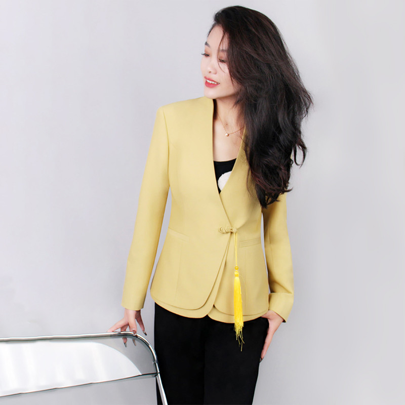 New Chinese style suit jacket is fashionable and elegant