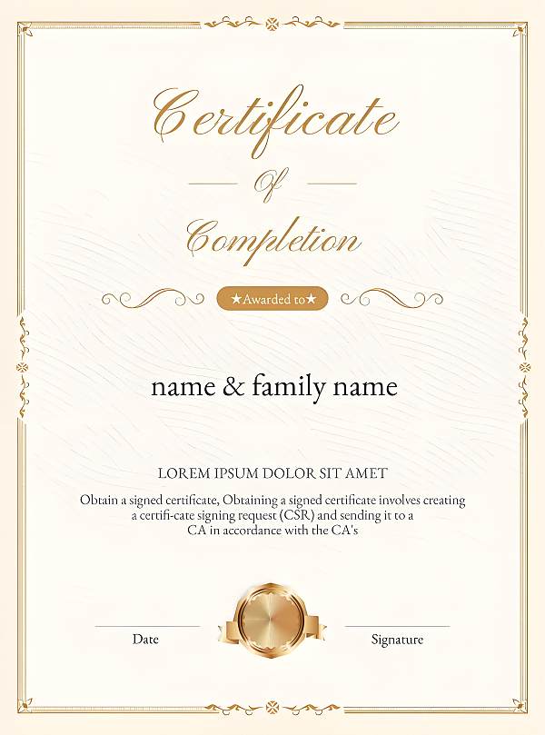 Certificate of Honor