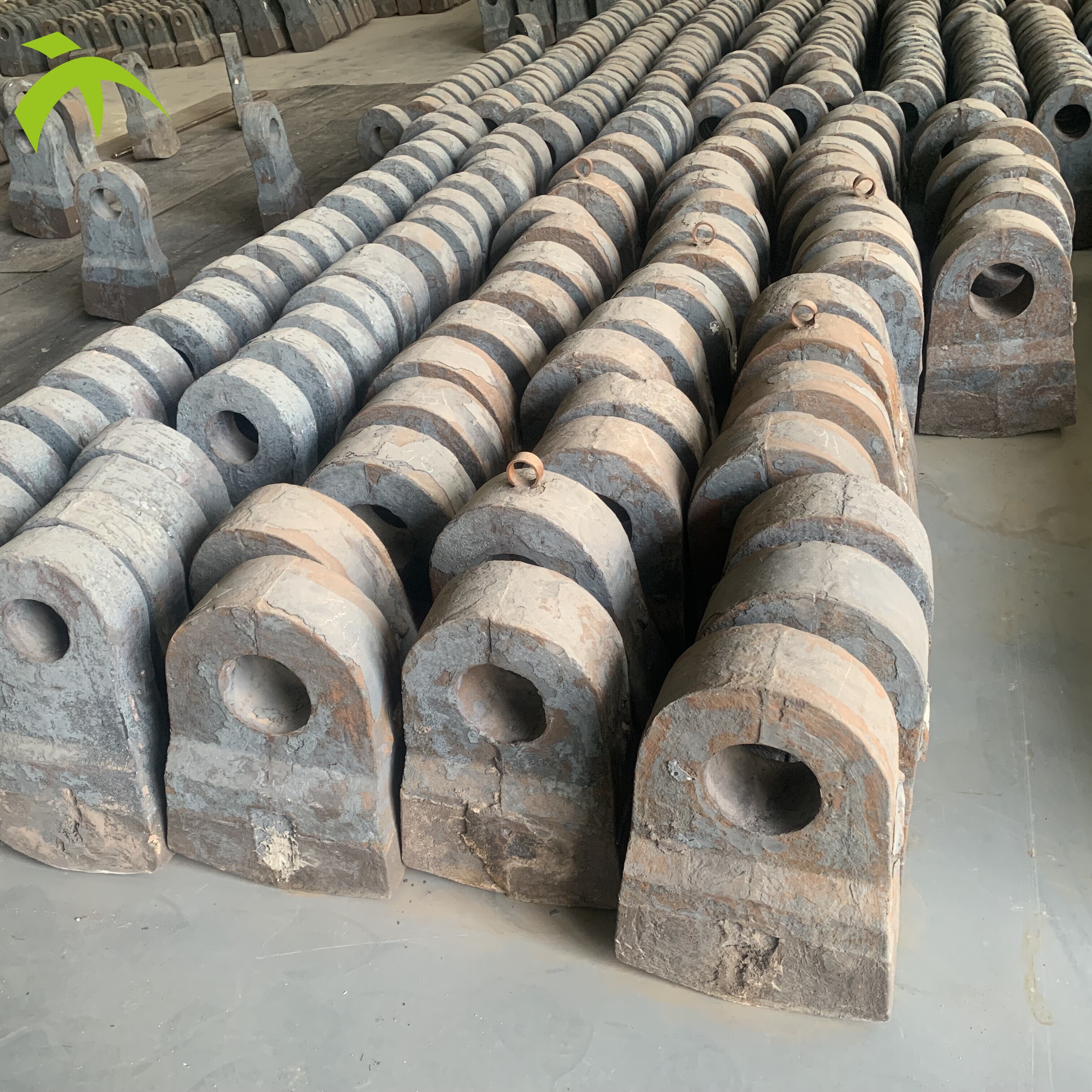 Composite Hammer Heads For Metal Crushers