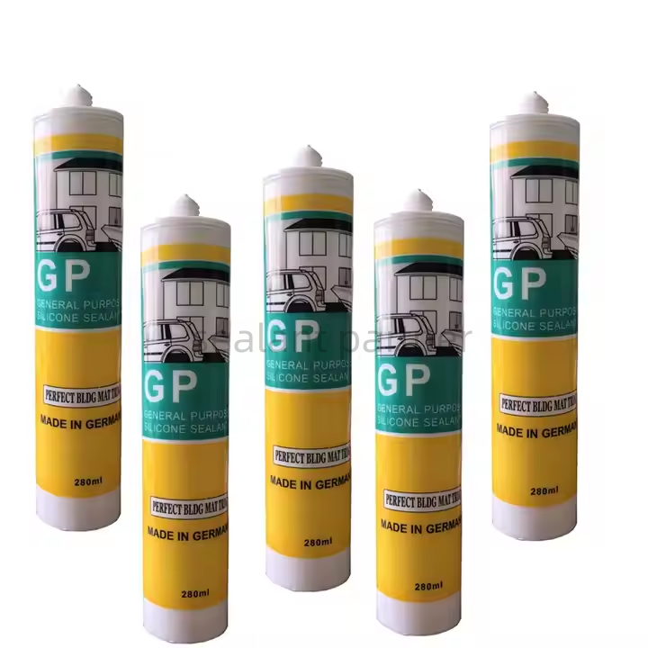 Mastic silicone acétique GP Mastic acétique Mastic silicone à usages généraux Mastic silicone acétique Adhésif colle