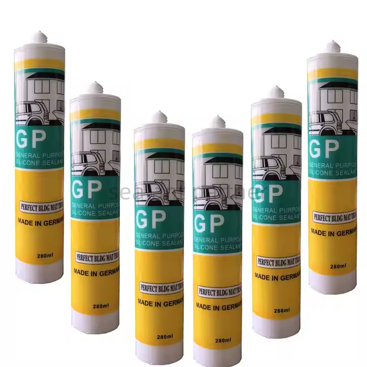 Mastic silicone acétique GP Mastic acétique Mastic silicone à usages généraux Mastic silicone acétique Adhésif colle
