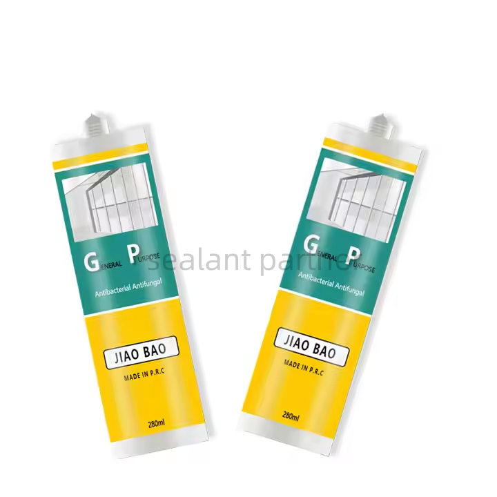 Scellant au silicone 100 % transparent à l'acide à usage général