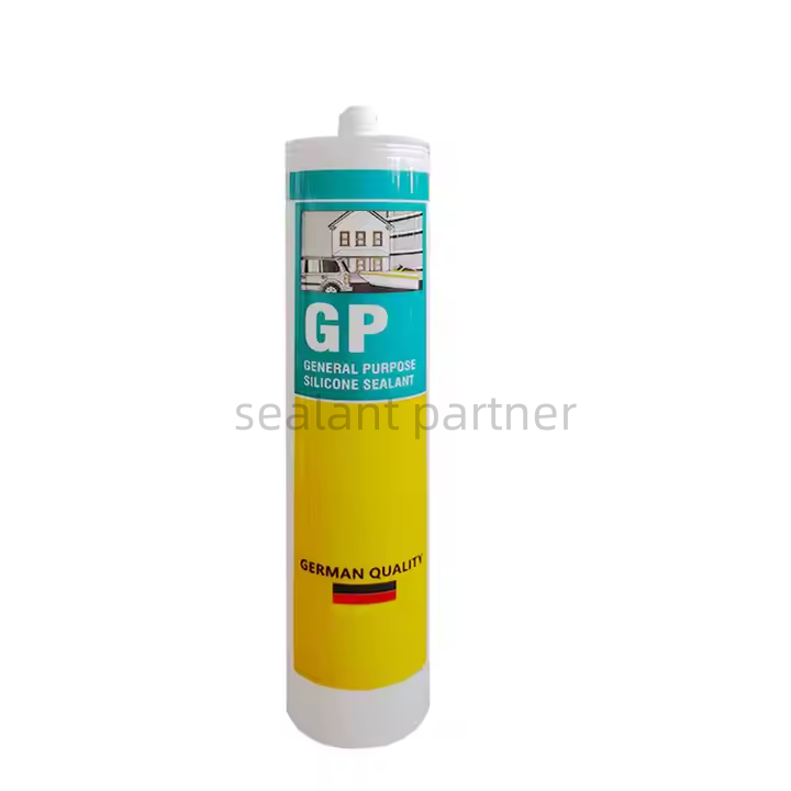 Scellant au silicone 100 % transparent à l'acide à usage général