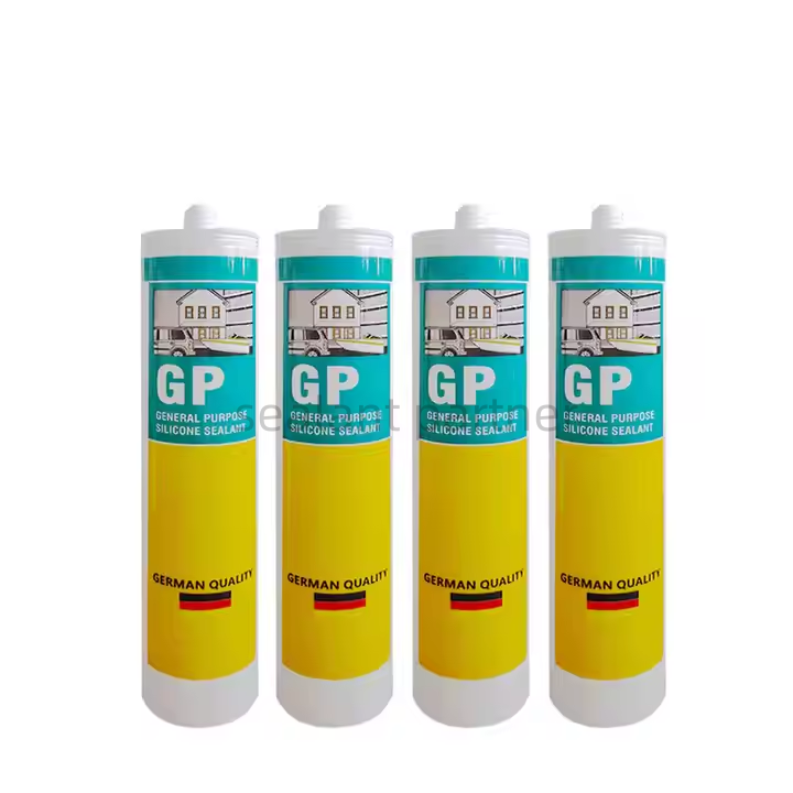 Scellant au silicone 100 % transparent à l'acide à usage général
