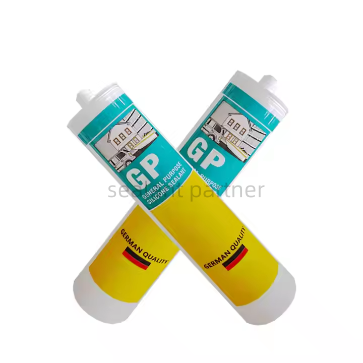 Selante de silicone 100% ácido transparente para uso geral