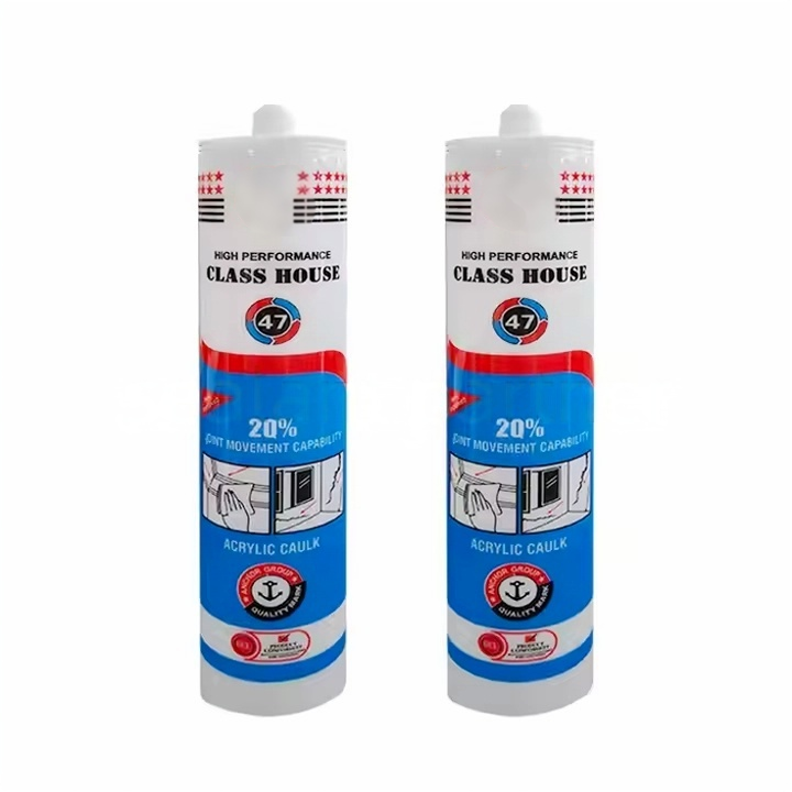 Selante de Tinta Acrílica 420gm Preenchedor de Fendas Silicone Alumínio