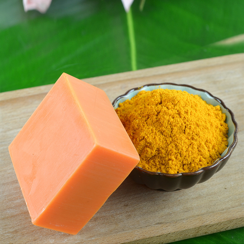 Cross-border foreign trade European and American TK style turmeric soap, lemon soap, kojic acid soap, ginger handmade cold-process soap, bath soap, facial soap
