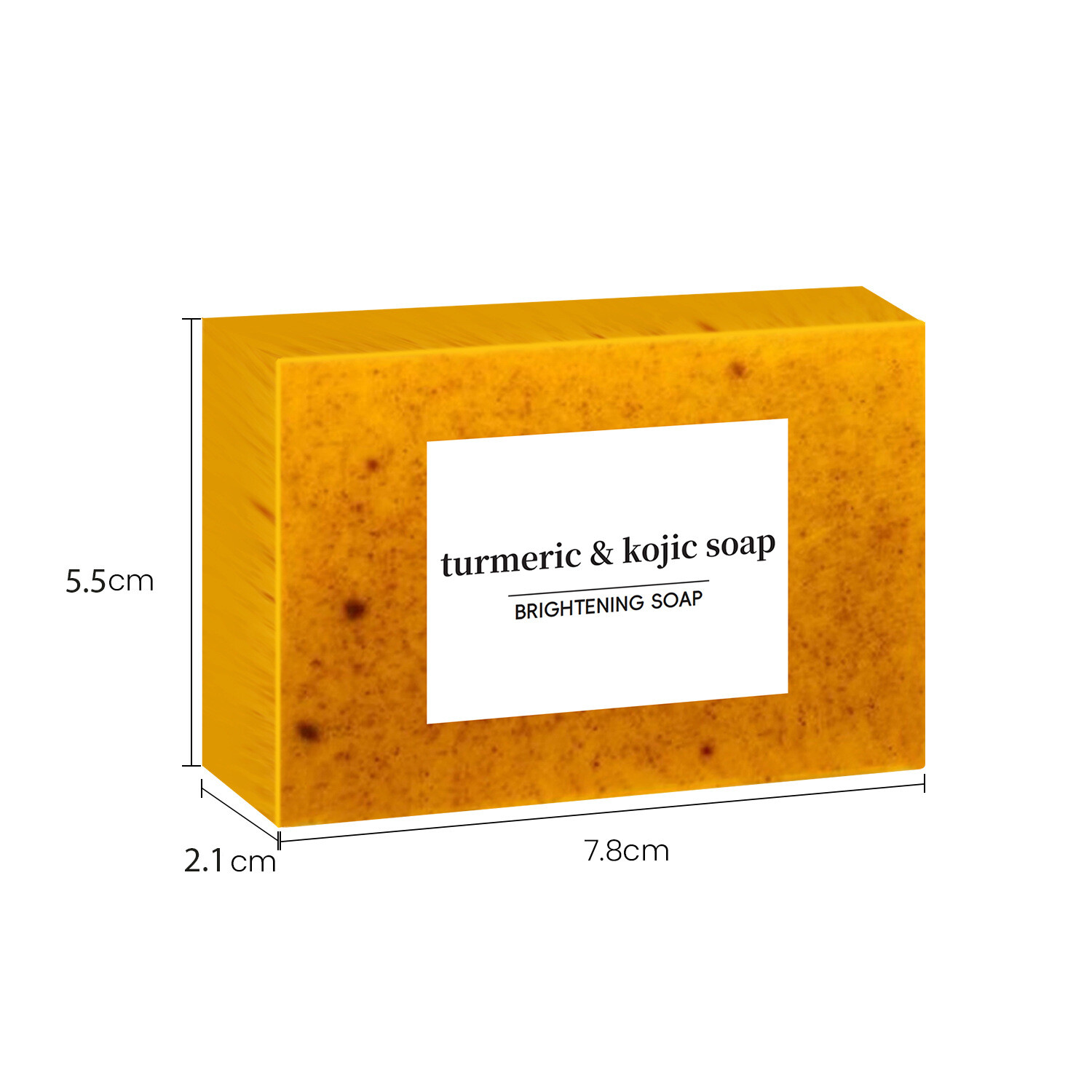Cross-border foreign trade European and American TK style turmeric soap, lemon soap, kojic acid soap, ginger handmade cold-process soap, bath soap, facial soap