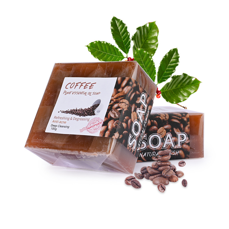 Cross-border foreign trade shampoo bar, coffee, silicone-free shampoo soap, coffee shampoo soap, and scented soap