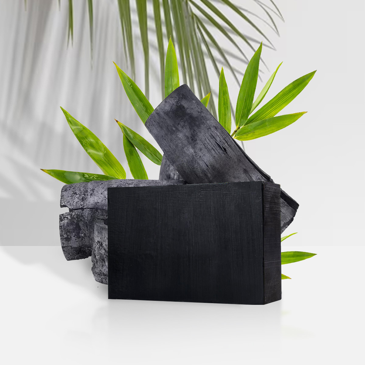 Cross-border foreign trade soap, bamboo charcoal shampoo soap essence, black hair handmade soap, moisturizing and smoothing hair care soap, shampoo soap