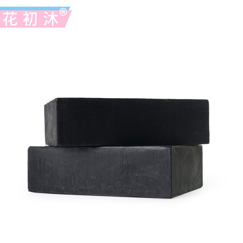Cross-border foreign trade soap, bamboo charcoal shampoo soap essence, black hair handmade soap, moisturizing and smoothing hair care soap, shampoo soap