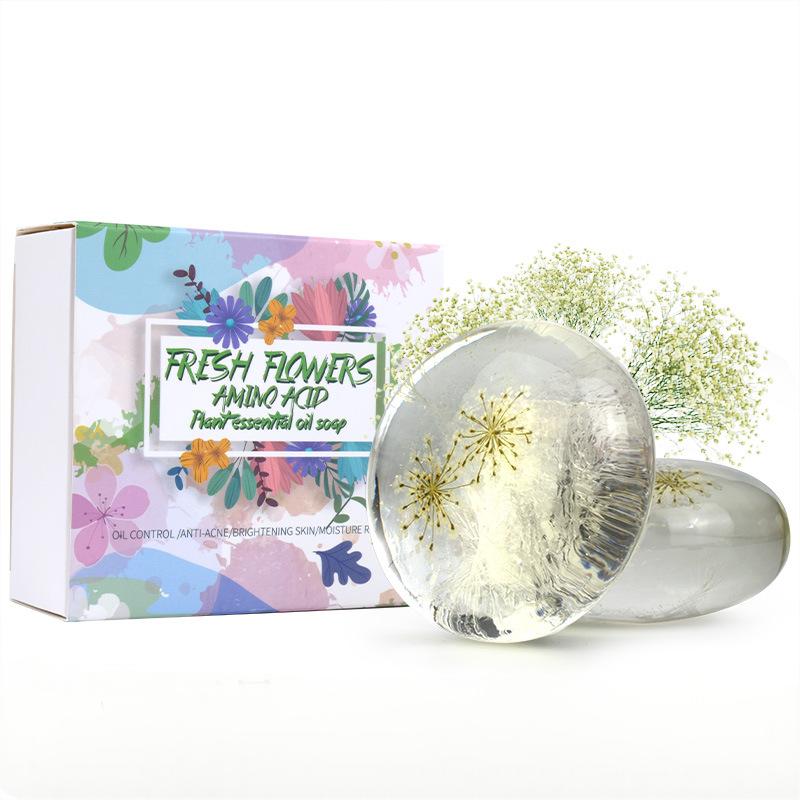 Cross-border foreign trade soap, white starry sky shampoo soap essence, black hair handmade soap, moisturizing and smoothing hair care soap, shampoo soap