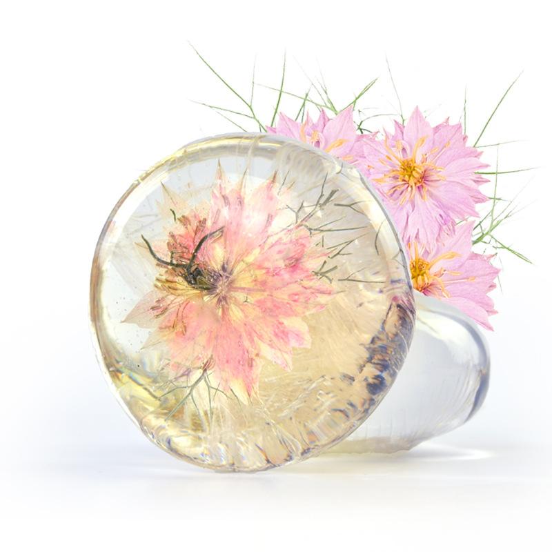 Cross-border foreign trade soap, pink grass flower shampoo soap essence, black hair handmade soap, moisturizing and smoothing hair care soap, shampoo soap