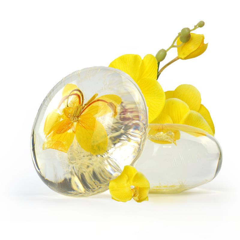 Cross-border foreign trade soap, yellow Phalaenopsis essence, black hair, handmade soap, moisturizing and smoothing hair care soap, shampoo soap