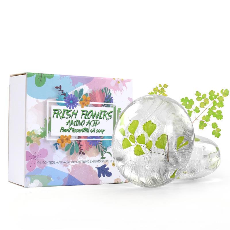 Cross-border foreign trade soap, Tang Songcao flower shampoo soap essence, black hair handmade soap, moisturizing and smoothing hair care soap, shampoo soap