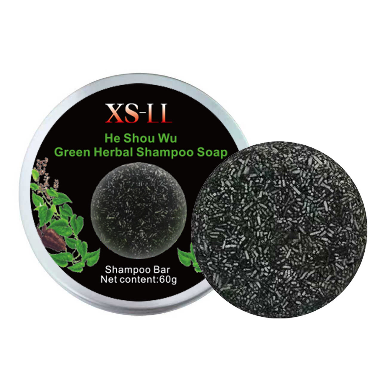 XS-LLHe Shou WuGreen Herbal Shampoo Soap
