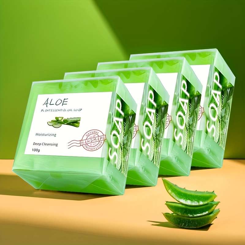 Label for aloe vera essential oil soap