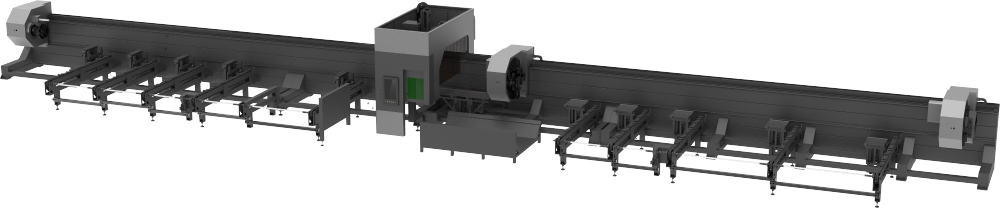 JY-TS Heavy-Duty Professional Laser Pipe Cutting Machine