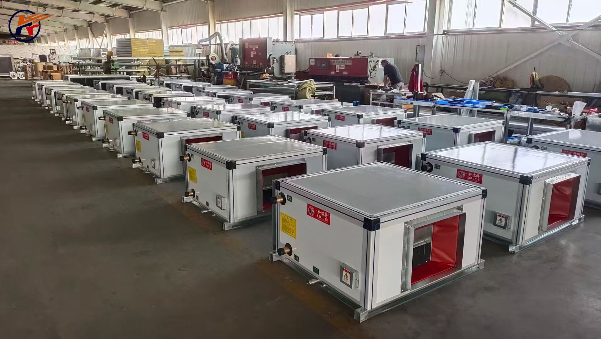 Large Capacity Fcu Fan Coil Units, Ceiling Suspended Horizontal Vertical Type Ahu Air Handling Unit