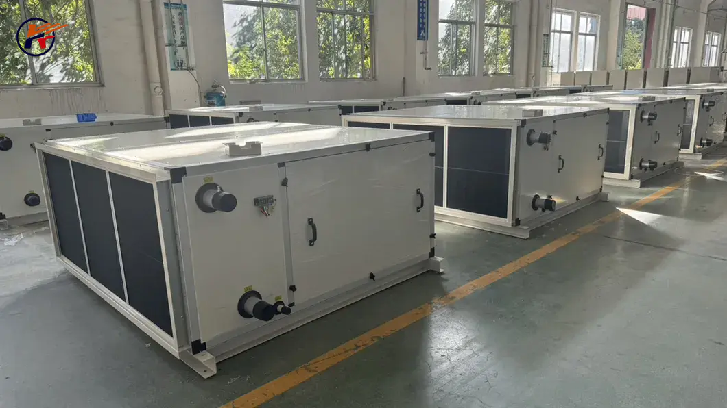 Industrial Chiller Ductless Air Over a Long Distance Air Conditioner Remote Jet Type Fresh Clean Room Fan Coil Unit