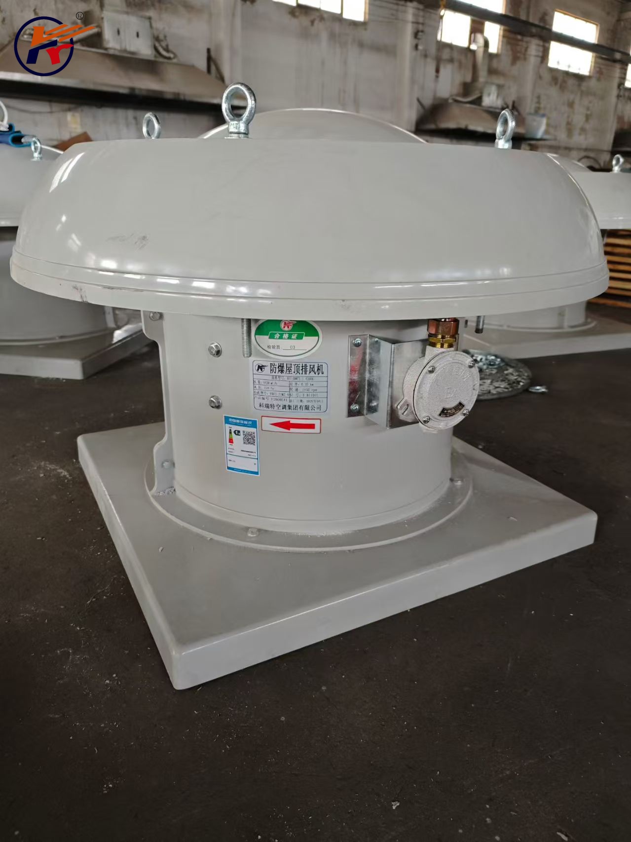 Explosion-Proof Ffrp Roof Exhaust Fan - FRP Material, High Efficiency for Industrial Use