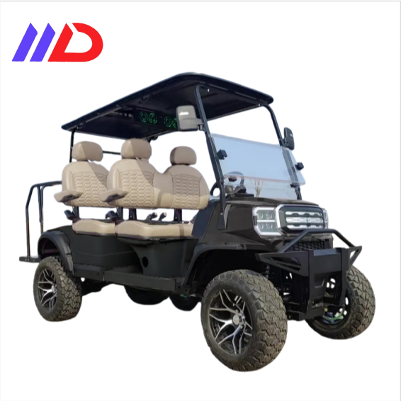 MDEV-GG4 4 Asientos con Batería Minicarro de Golf Eléctrico Elevado a la Venta