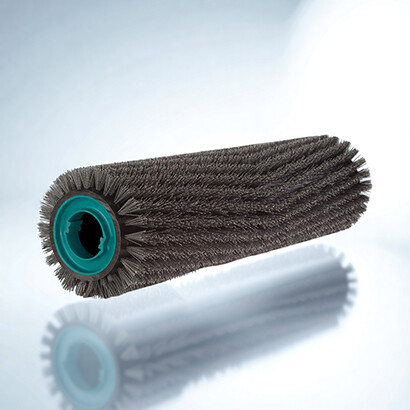 Cylindrical roller brushes