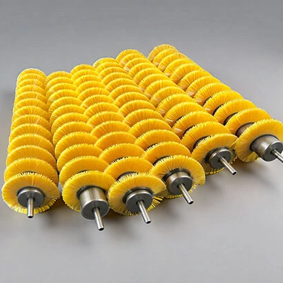 Spiral nylon conveyor belt brushes