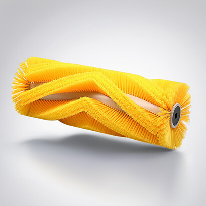 Dust removal and sweeping V-brush