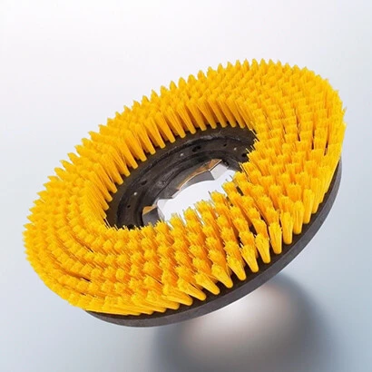 Disc rotary brush disc