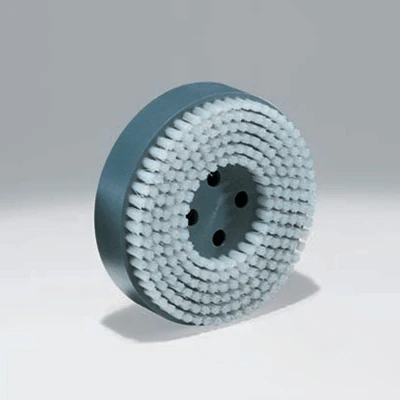 Wash the disc brush