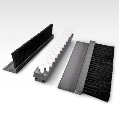 Industrial sealing brush strips