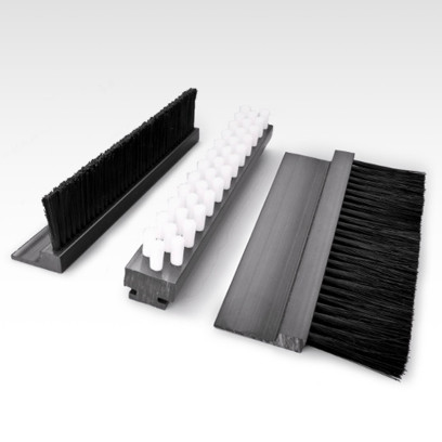 Industrial sealing brush strips