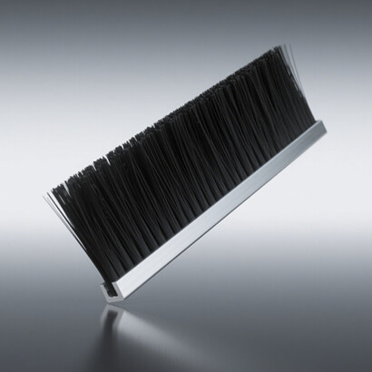 Aluminum alloy brush strips