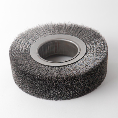 Deburring wire brushrolls