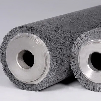 Abrasive wire brush rolls