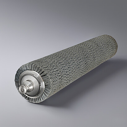 Heavy-duty brushroll polishing, rust removal and grinding