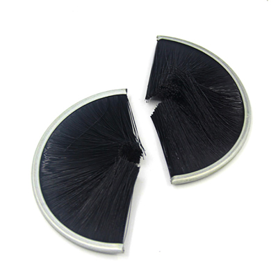 Semi-circular tin brush