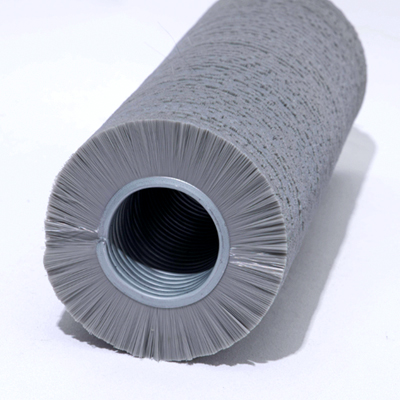Outer winding roller industrial spiral cleaning brush