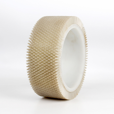 Nylon fed bristle brushes