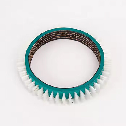 Nylon closed round timing belt brush