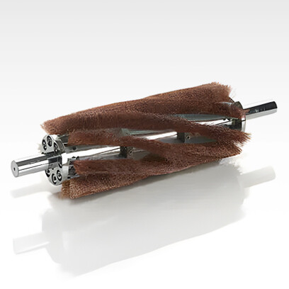 Cleaner spiral cylindrical brush