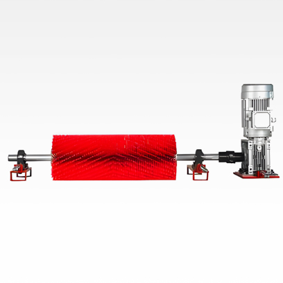 Electric brush cleaner roller brush type