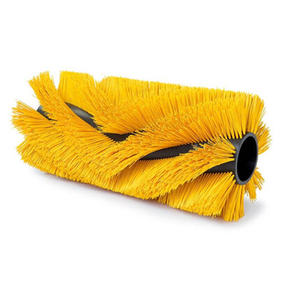 Soft fiber rotary sweep roller brush
