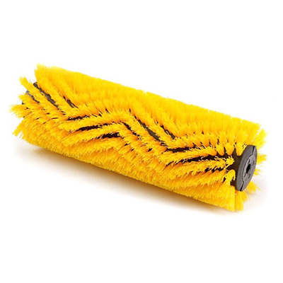 Shaped cleaning brush rolls