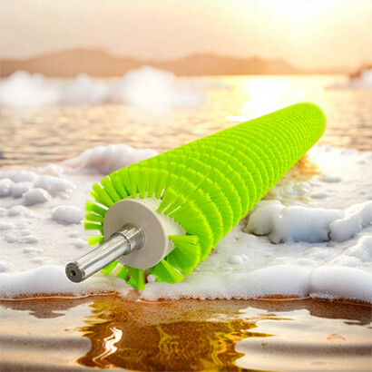 Fruit cleaning peeler nylon cylindrical brushroll